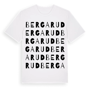 Bergarud ordlek t-shirt – ekologisk bomull t-shirt från Pinshirt