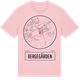 Pink Cotton t-shirt med Bergegården t-shirt