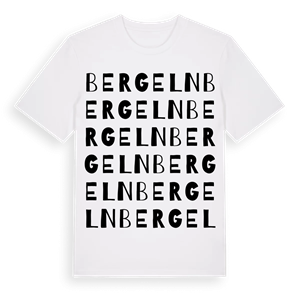 Bergeln ordlek t-shirt – ekologisk bomull t-shirt från Pinshirt