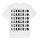 Bergerud ordlek t-shirt