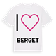 Jag älskar Berget t-shirt stort tryck