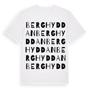 Berghyddan ordlek t-shirt – ekologisk bomull t-shirt från Pinshirt