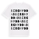 Berghyddan ordlek t-shirt