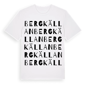 Bergkällan ordlek t-shirt – ekologisk bomull t-shirt från Pinshirt
