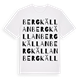 Bergkällan ordlek t-shirt