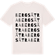Vintage White t-shirt med Bergsätra ordlek t-shirt