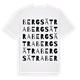 Bergsätra ordlek t-shirt