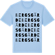 Blue Soul t-shirt med Bergsgärde ordlek t-shirt