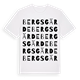 Bergsgärde ordlek t-shirt