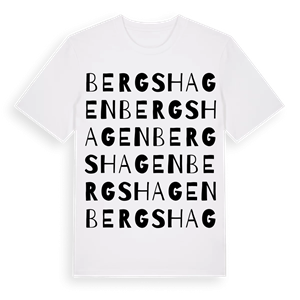Bergshagen ordlek t-shirt – ekologisk bomull t-shirt från Pinshirt