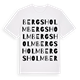 Bergsholm ordlek t-shirt