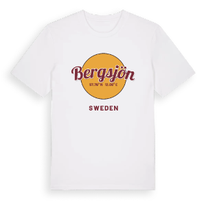 Bergsjön cirkel t-shirt – ekologisk bomull t-shirt från Pinshirt