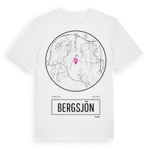Bergsjön t-shirt – ekologisk bomull t-shirt från Pinshirt