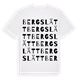 Bergslätt ordlek t-shirt