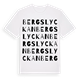 Bergslyckan ordlek t-shirt