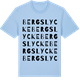 Blue Soul t-shirt med Bergslycke ordlek t-shirt
