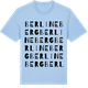 Blue Soul t-shirt med Berlineberg ordlek t-shirt