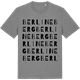 Mid Heather Gray t-shirt med Berlineberg ordlek t-shirt