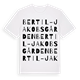 Bertil-Jakobsgården ordlek t-shirt