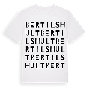 Bertilshult ordlek t-shirt – ekologisk bomull t-shirt från Pinshirt