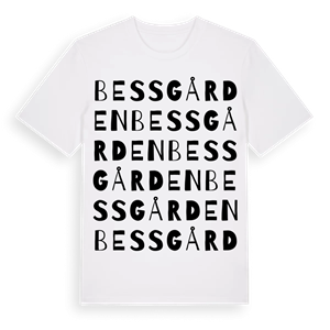 Bessgården ordlek t-shirt – ekologisk bomull t-shirt från Pinshirt