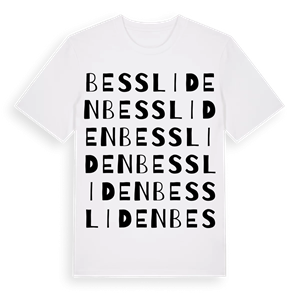 Bessliden ordlek t-shirt – ekologisk bomull t-shirt från Pinshirt