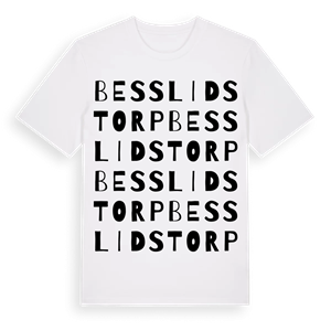 Besslidstorp ordlek t-shirt – ekologisk bomull t-shirt från Pinshirt