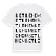 Betlehem ordlek t-shirt