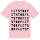 Pink Cotton t-shirt med Betstorp ordlek t-shirt