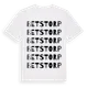 White t-shirt med Betstorp ordlek t-shirt