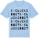 Blue Soul t-shirt med Bickjeberget ordlek t-shirt