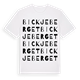 Bickjeberget ordlek t-shirt