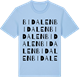 Blue Soul t-shirt med Bidalen ordlek t-shirt