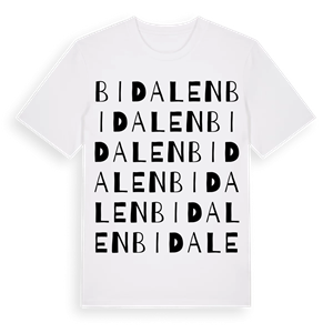 Bidalen ordlek t-shirt – ekologisk bomull t-shirt från Pinshirt