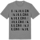 Mid Heather Gray t-shirt med Bikullen ordlek t-shirt