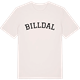 Vintage White t-shirt med Billdal böjd t-shirt