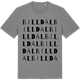 Mid Heather Gray t-shirt med Billdal ordlek t-shirt