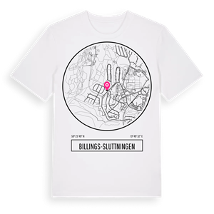 Billings-sluttningen t-shirt – ekologisk bomull t-shirt från Pinshirt