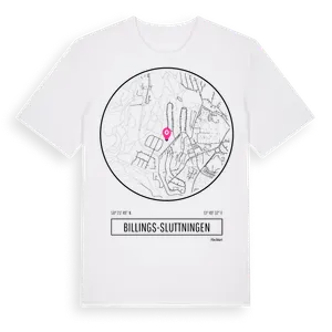 Billings-Sluttningen t-shirt – ekologisk bomull t-shirt från Pinshirt