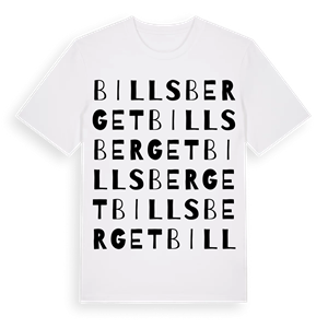 Billsberget ordlek t-shirt – ekologisk bomull t-shirt från Pinshirt