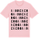 Pink Cotton t-shirt med Binneberg ordlek t-shirt