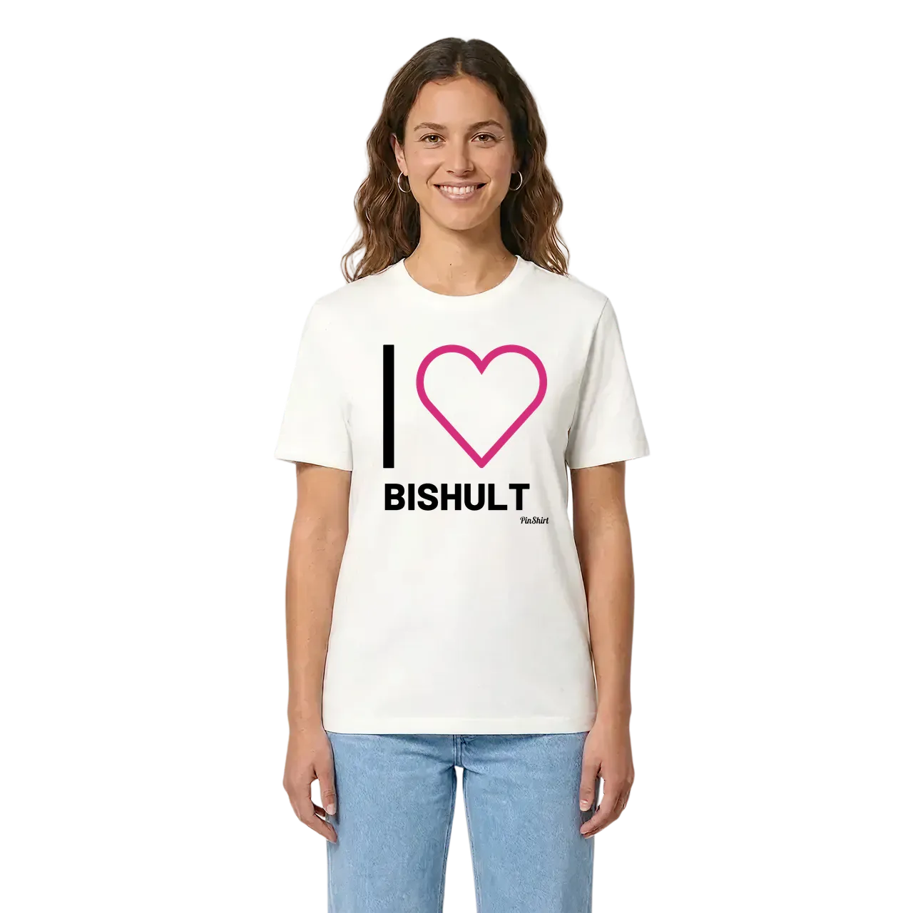 Jag älskar Bishult t-shirt stort tryck i miljö