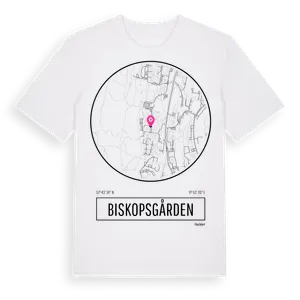 Biskopsgården t-shirt – ekologisk bomull t-shirt från Pinshirt