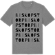 Mid Heather Gray t-shirt med Biskopstorp ordlek t-shirt