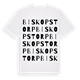 Biskopstorp ordlek t-shirt