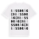 Bissdrågen ordlek t-shirt