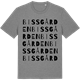 Mid Heather Gray t-shirt med Bissgården ordlek t-shirt