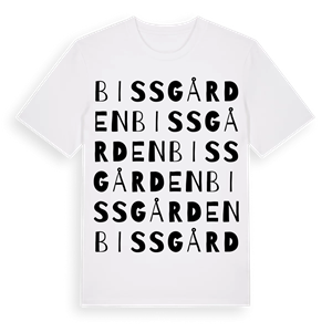 Bissgården ordlek t-shirt – ekologisk bomull t-shirt från Pinshirt