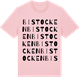 Pink Cotton t-shirt med Bistocken ordlek t-shirt