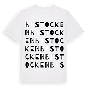 Bistocken ordlek t-shirt – ekologisk bomull t-shirt från Pinshirt
